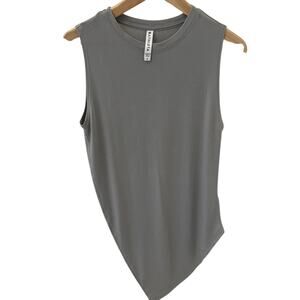 Athleta Light Green A-symmetrical long Yoga Top